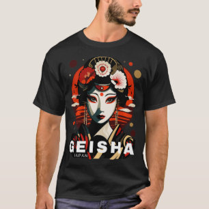 Geisha Japanse traditie ontwerp geisha tokyo plezi T-shirt