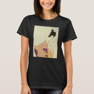 Geisha Japanse vrouw Umbrella Kimono Shin hanga U T-shirt