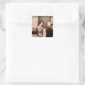 Geisha japonais vintage - Sticker pour rédacteur d (Sac)