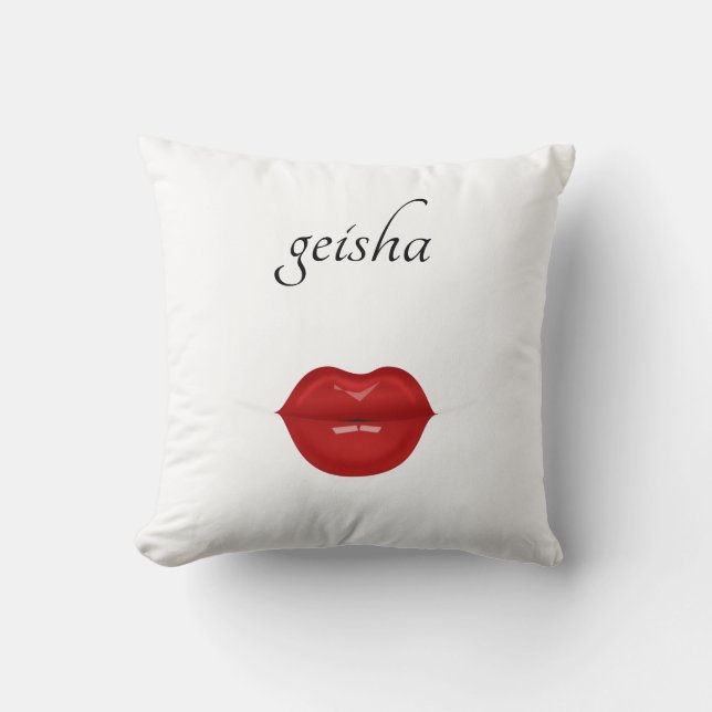 geisha - kussen (Voorkant)
