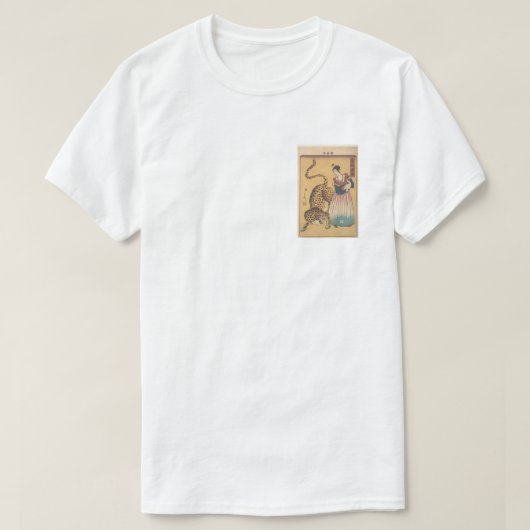 Geisha & Leopard T-Shirt (Design voorkant)