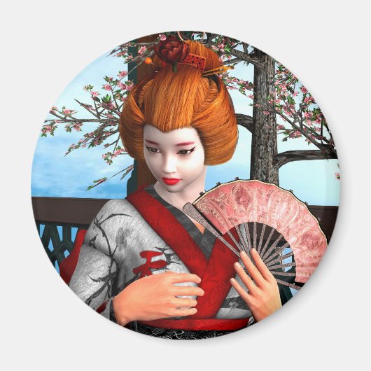 Geisha Magneet (Voorkant)