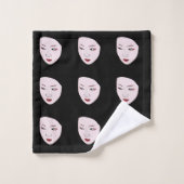 Geisha-masker Bad Handdoek (Wasdoekje)