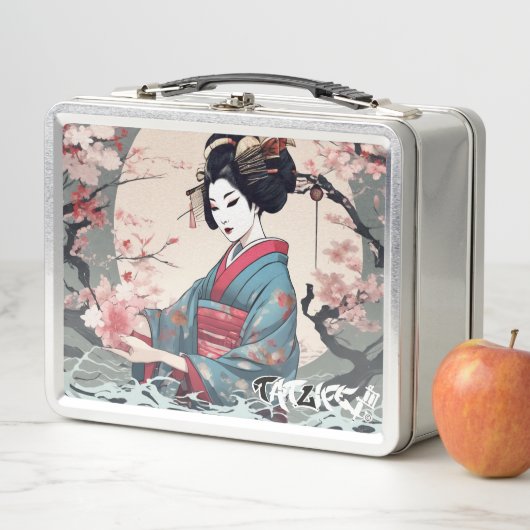 Geisha Metal Lunchbox (In situ)