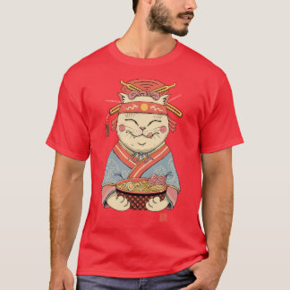 Geisha Neko Ramen T-shirt