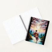 Geisha on a Swing Notitieboek (Binnen)