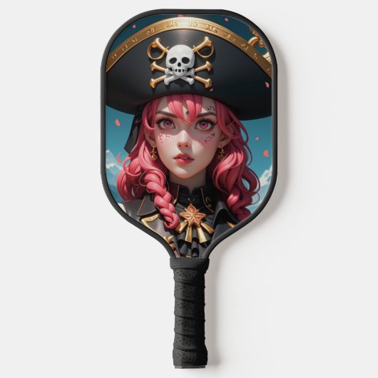 GEISHA PIRATE 4 PICKLEBALL PADDLE (Voorkant)