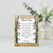 geisha PLAT du carte de remerciements 4 x 5 (Debout devant)