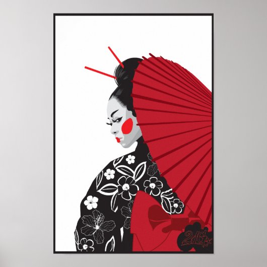 Geisha Poster (Voorkant)