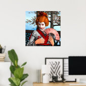 Geisha Poster (Thuiskantoor)