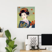 Geisha Poster Print (Thuiskantoor)