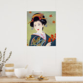 Geisha Poster Print (Keuken)