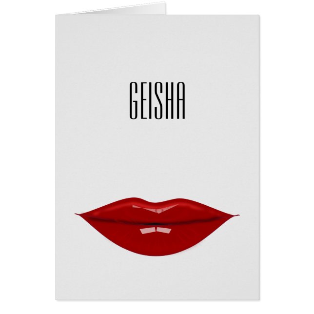 geisha - produits en papier (Devant)