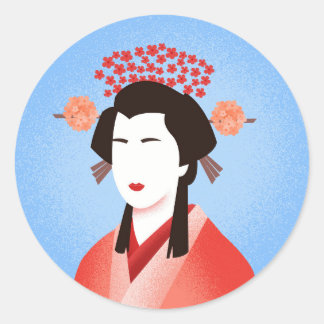 Geisha Ronde Sticker