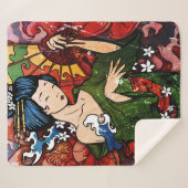 Geisha Sherpa Deken (Voorkant (horizontaal))