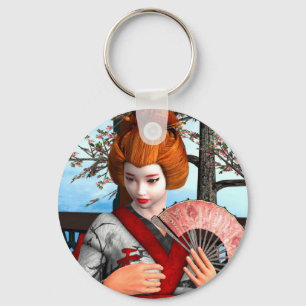Geisha Sleutelhanger