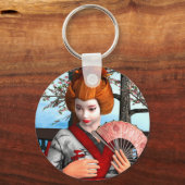 Geisha Sleutelhanger (Voorkant)