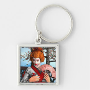 Geisha Sleutelhanger