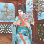 Geisha Sticker (Voorkant)