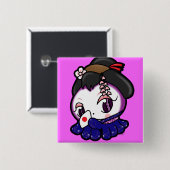Geisha Tako-Chan Button (Voorkant /achterkant)