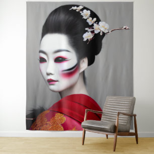 Geisha Tapestry Wandkleed