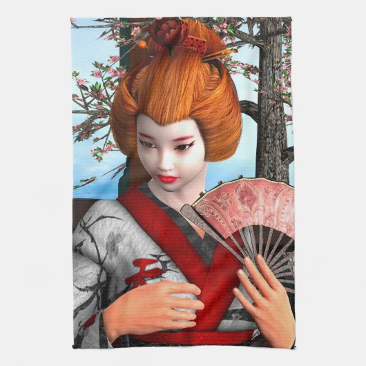 Geisha Theedoek (Verticaal)