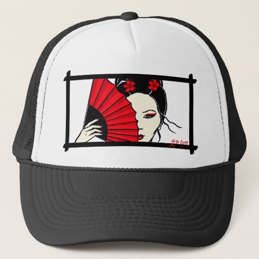Geisha Trucker Pet (Voorkant)