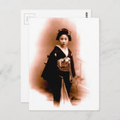 Geisha van Kanegawa Briefkaart (Voorkant / Achterkant)