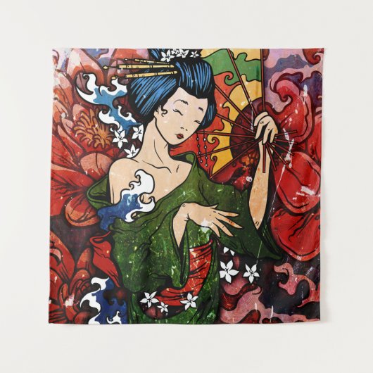Geisha Wandkleed (Voorkant)