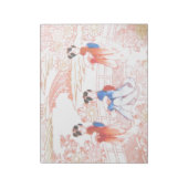 Geishas in de tuin notitieblok (Gedraaid)