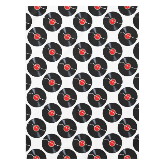 Geïsoleerd gebroken record tafelkleed (Voorkant)