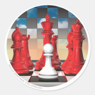 GEÏSOLEERD T-shirt CIRCLE_big Ronde Sticker