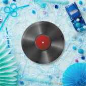Geïsoleerd vinylrecord papieren bordje (Feest)