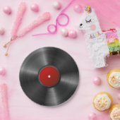 Geïsoleerd vinylrecord papieren bordje (Feest)