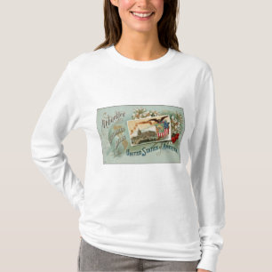 Geïsoleerde atlas van Arbuckles T-shirt