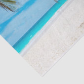 Geïsoleerde strand- en palmbomen tissuepapier (Detail)