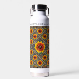 Geïsoleerde waterfles met Susie's Zonnebloemen5