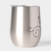 Geïsoleerde wijndroogtrommel met naam (Rechts)