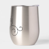 Geïsoleerde wijndroogtrommel met naam (Links)