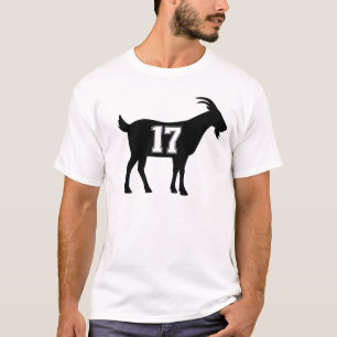 Geit 17 G.O.A.T. Nummer Zeventien Geit T-shirt