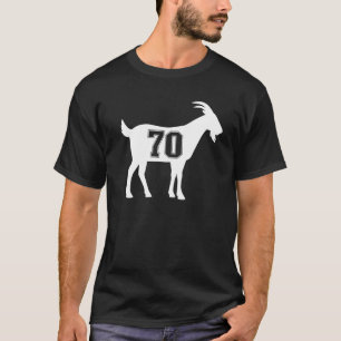 Geit 70 G.O.A.T. Nummer Zeventig Geit T-shirt