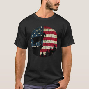 Geit Amerikaanse Vlag cadeau Boer Geit Whisperer A T-shirt