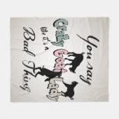GEIT | Crazy Goat Lady van GetYerGoat™ Fleece Deken (Voorkant (Horizontaal))