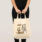 Geit - erin voor de Bucks Tote Bag (Voorkant (product))