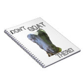 Geit "GA NIET NAAR DAAR!" Notitieboekje Notitieboek (Rechterzijde)