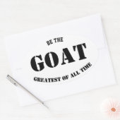 GEIT - Grootste aller tijden Ovale Sticker (Envelop)