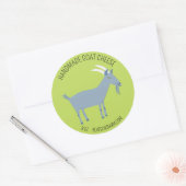 GEIT Handgemaakte Gift Soaps Lotion Kaas CUSTOM Ronde Sticker (Envelop)