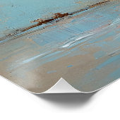 Geit in een roze bad perfect poster (Hoek)