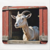 geit in stalraam muismat (Voorkant)