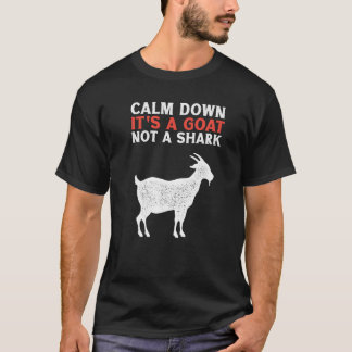 Geit Kalmeer het is een geit geen haai T-shirt